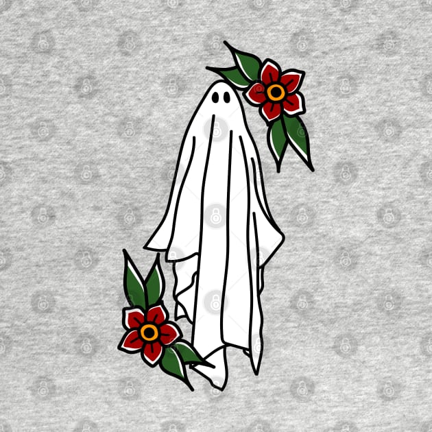 American Traditional Ghost by Jessimk